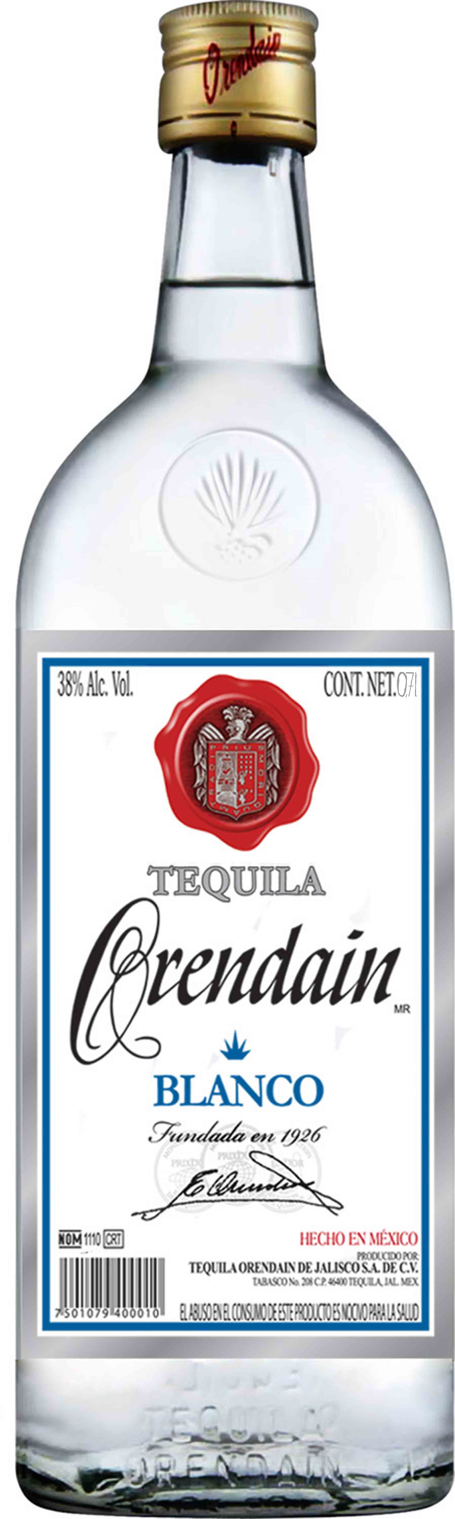 Orendain Blanco 38% -700ml
